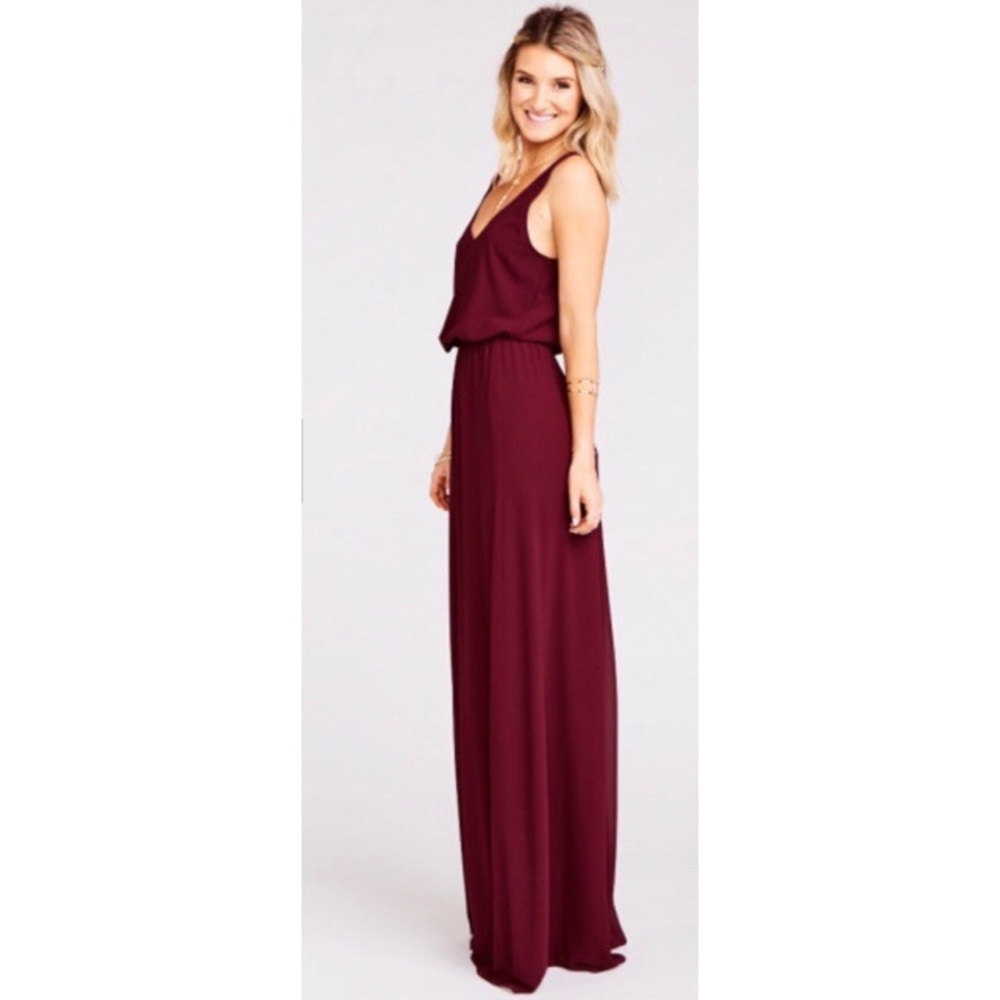 Show Me Your Mumu KENDALL MAXI DRESS- Merlot